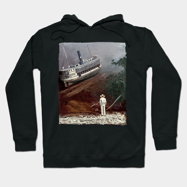 Fitzcarraldo Illustration Hoodie by burrotees